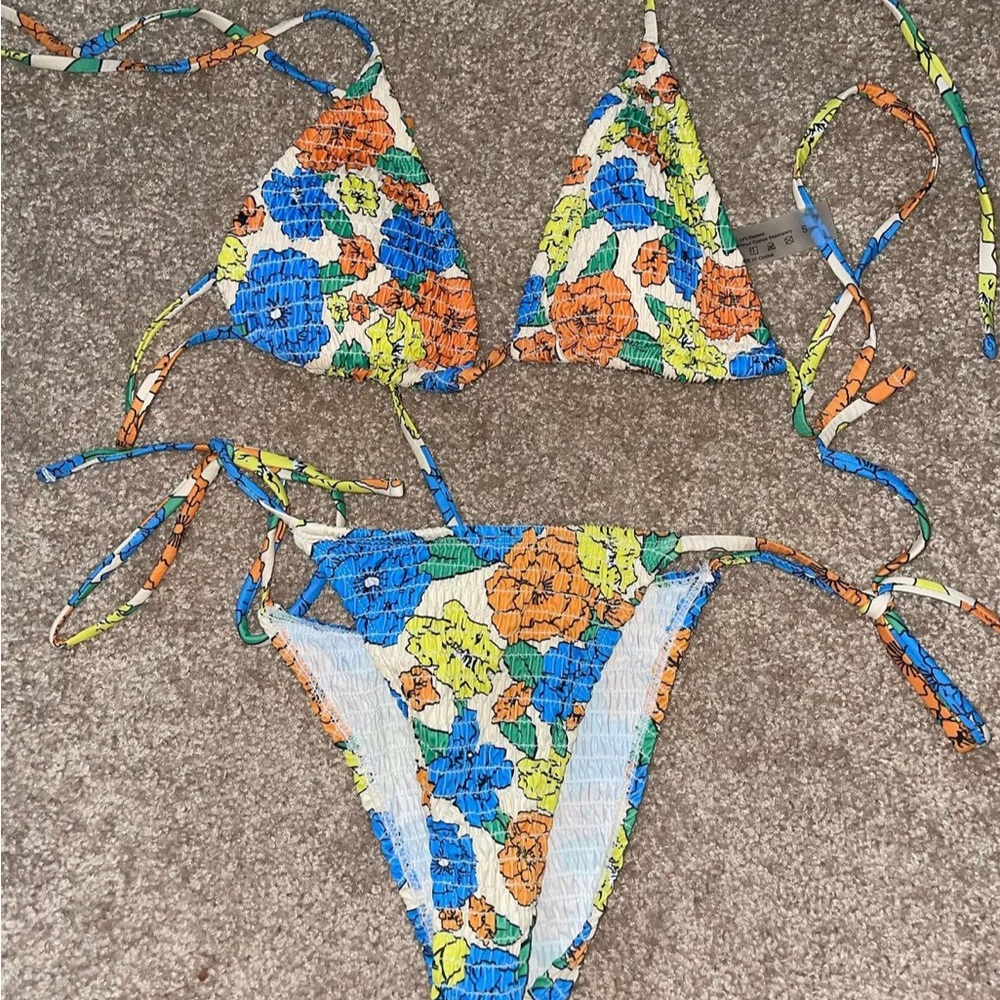 SHEIN floral bikini